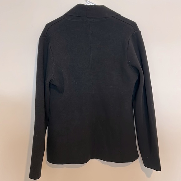 Summersalt The Ribbed Black Knit Sweater Blazer - Picture 7 of 11